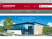 Tablet Screenshot of campmany.com